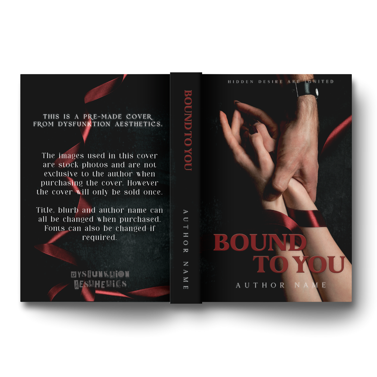 Premade Book Cover | Book Cover Design | Indie Romance Book Cover