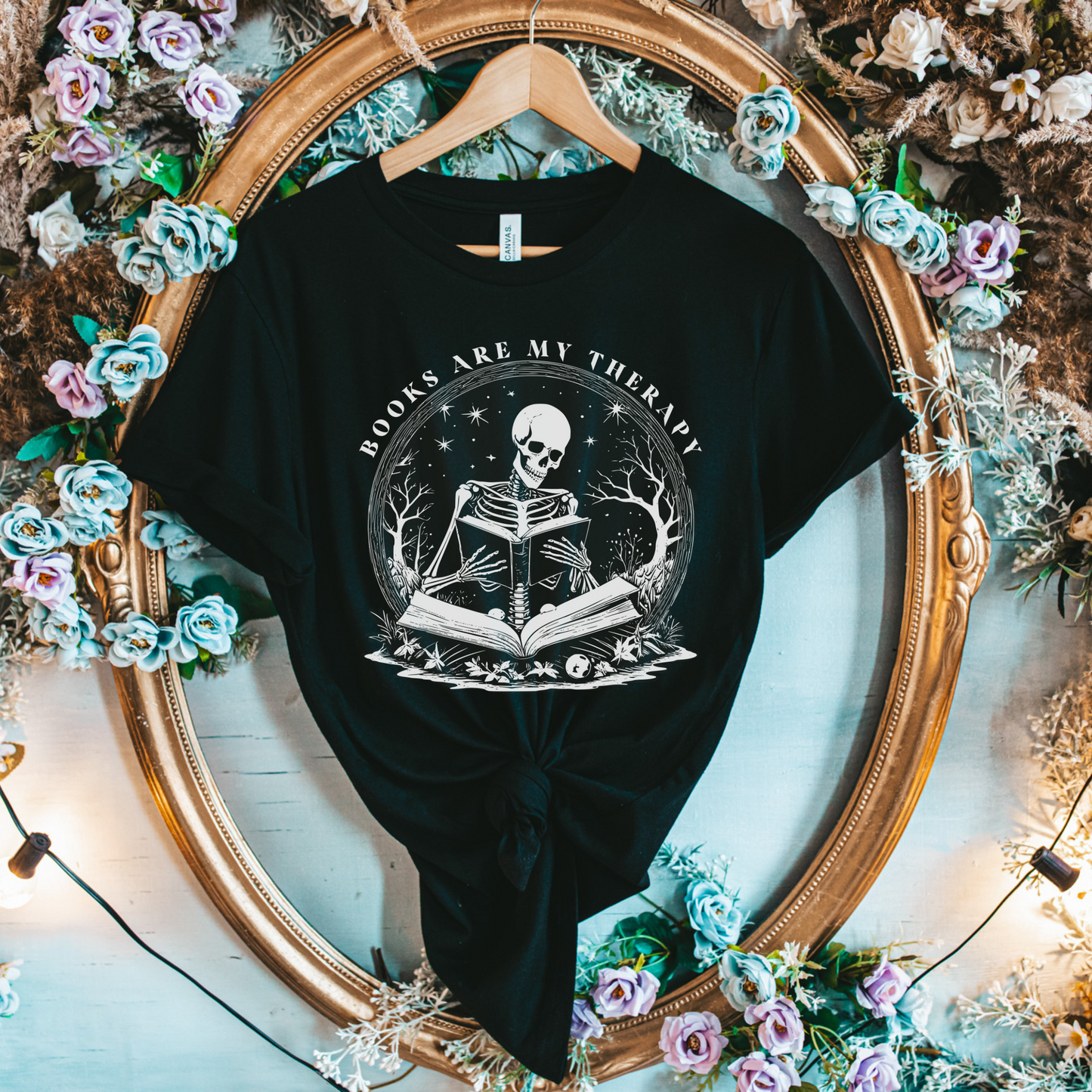 Books Are My Therapy Tee