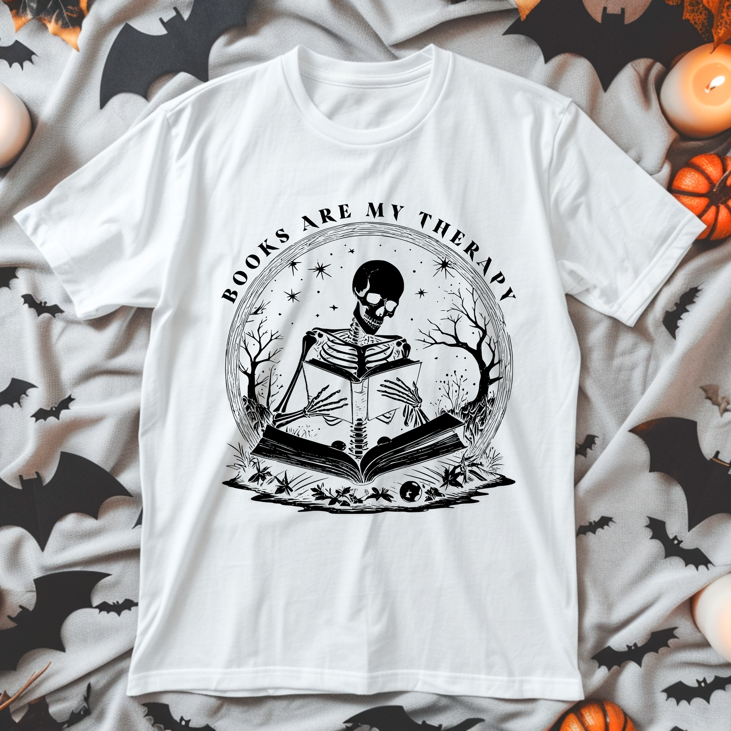 Books Are My Therapy Tee