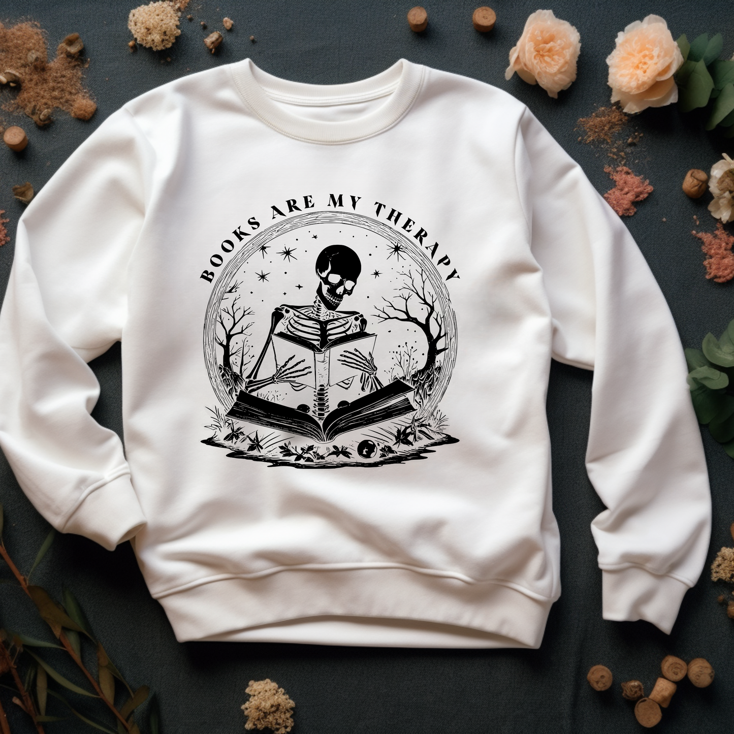 Books Are My Therapy Sweatshirt