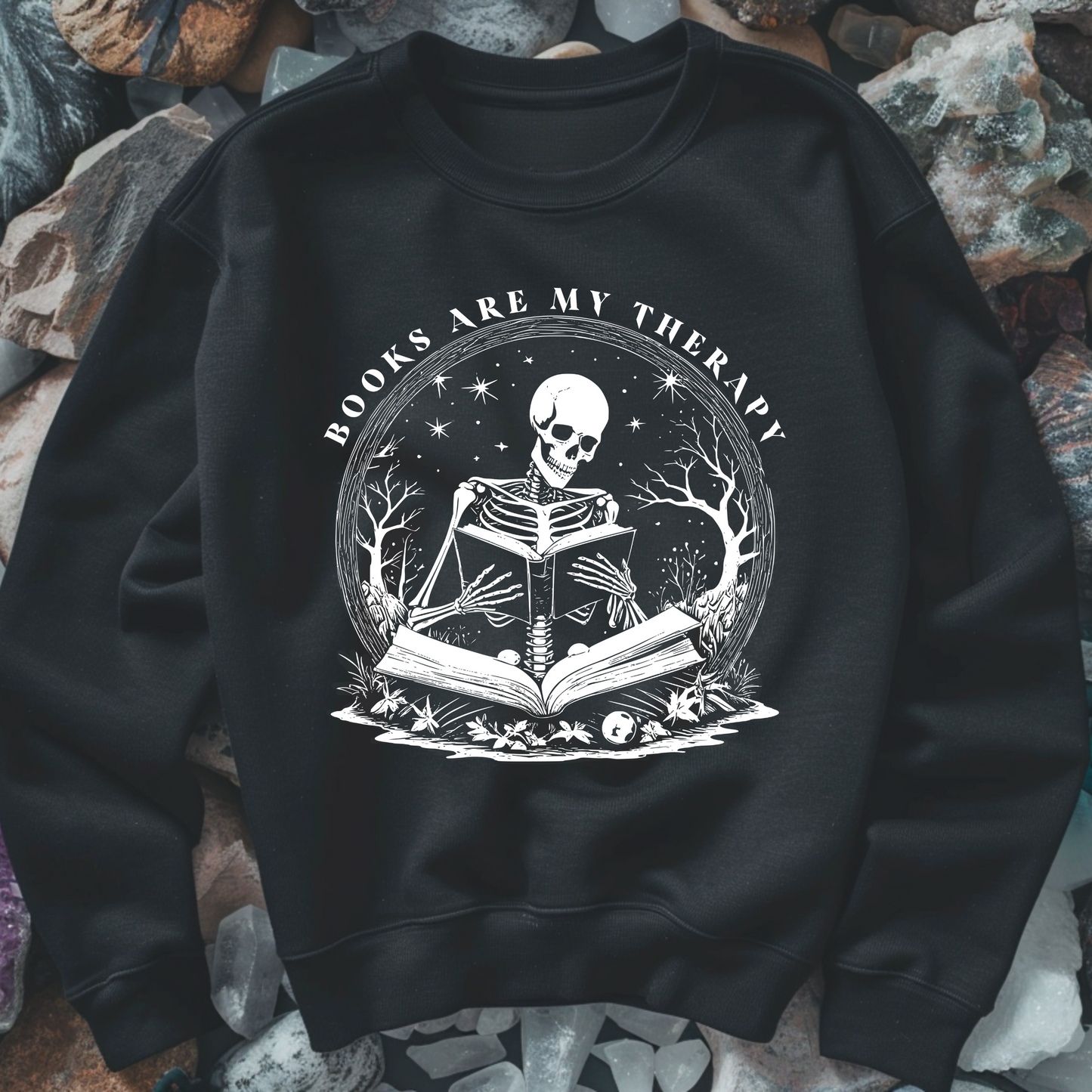 Books Are My Therapy Sweatshirt