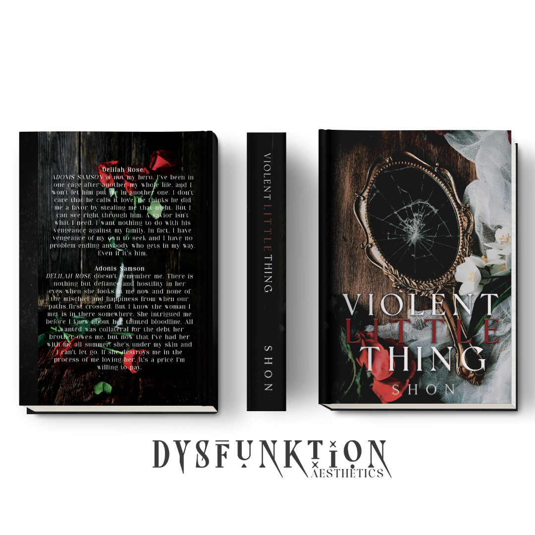 Cover design created for indie author - Violent Little Thing by Shon