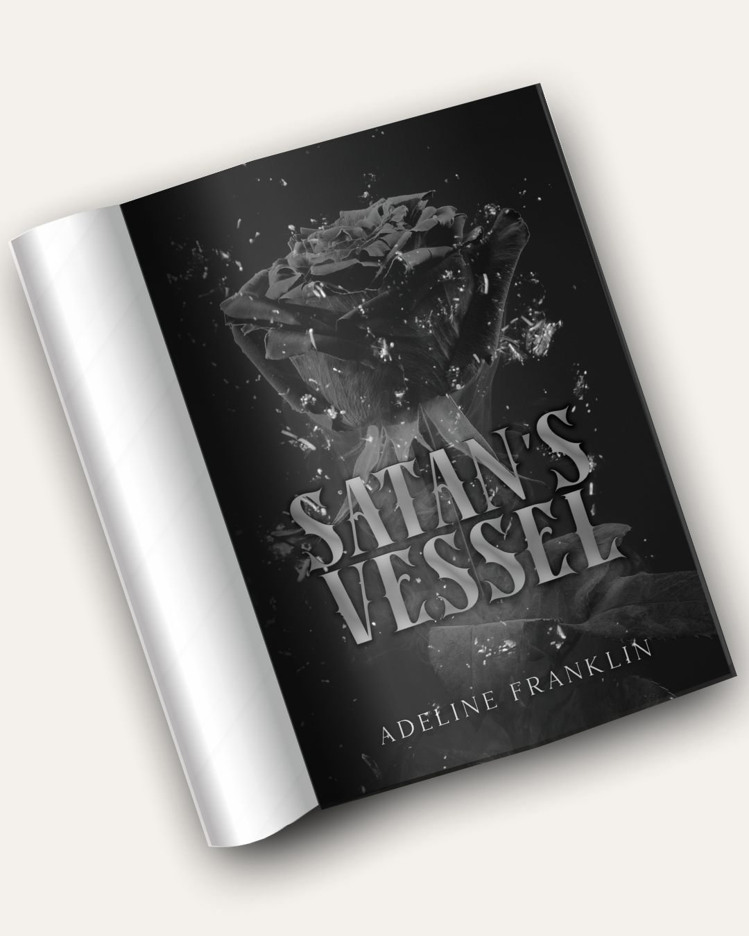 Book interior layout featuring typography with decorative graphic accents.