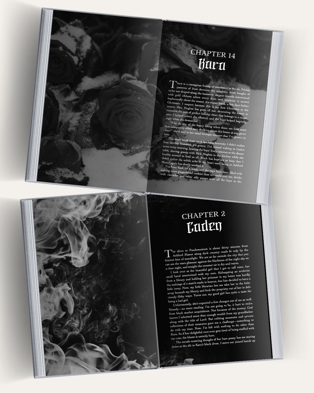 Book interior layout with decorative imagery supporting the text.